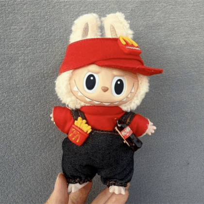 McDonalds Work Outfit For Labubu Doll