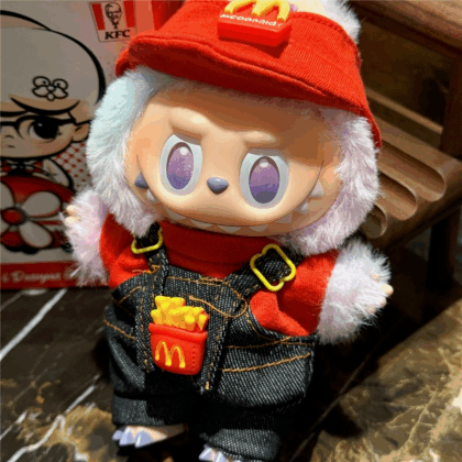 McDonalds Outfit For Labubu Doll